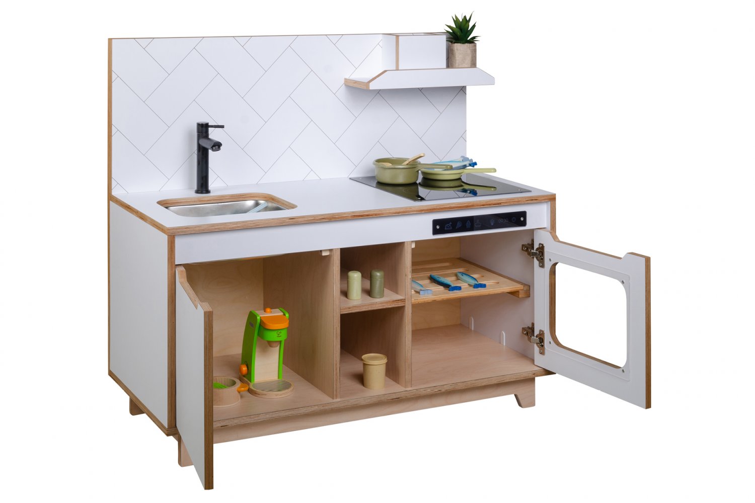 Wooden Plywood Kitchen for Pre-schools