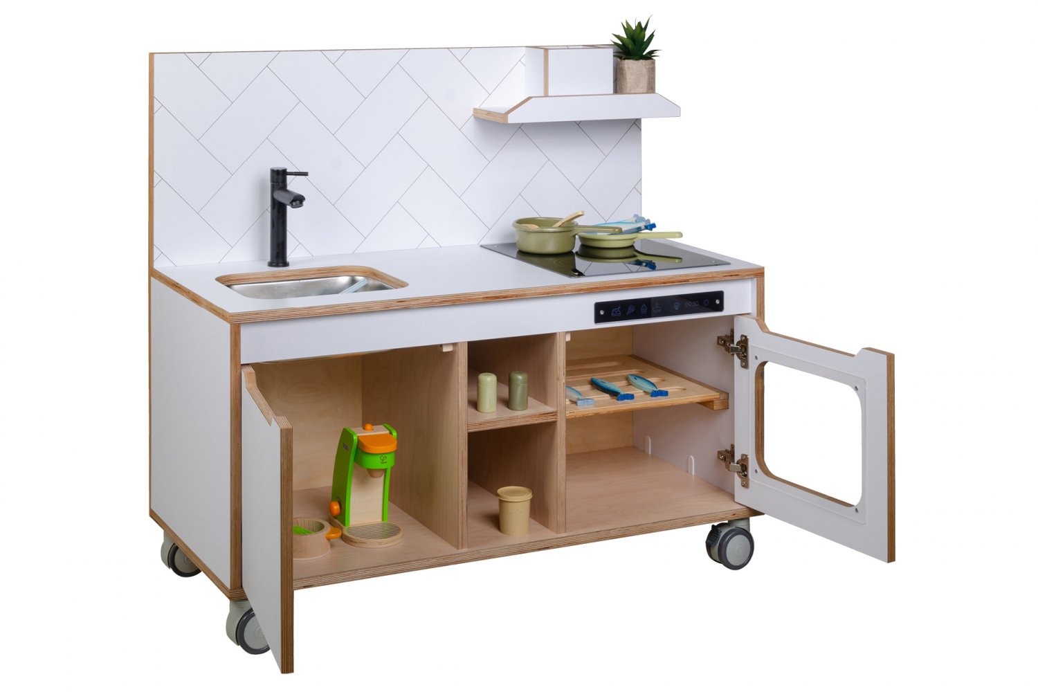 Wooden Plywood Kitchen for early learning